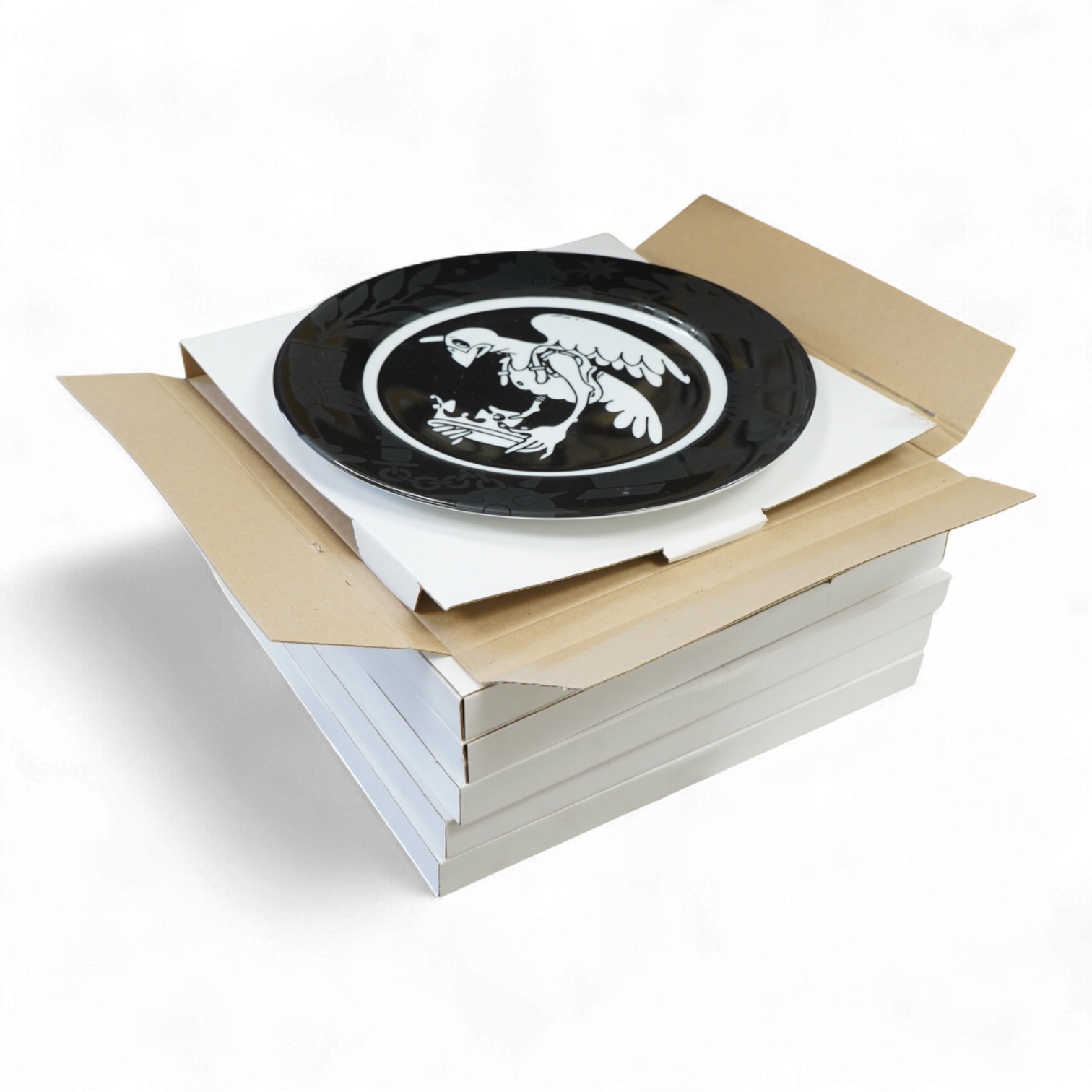 Nilsson es Chiglieu, a set of six warbirds design plates, 30cm